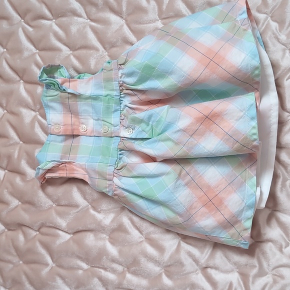 Carter's plaid baby dress - Picture 2 of 5
